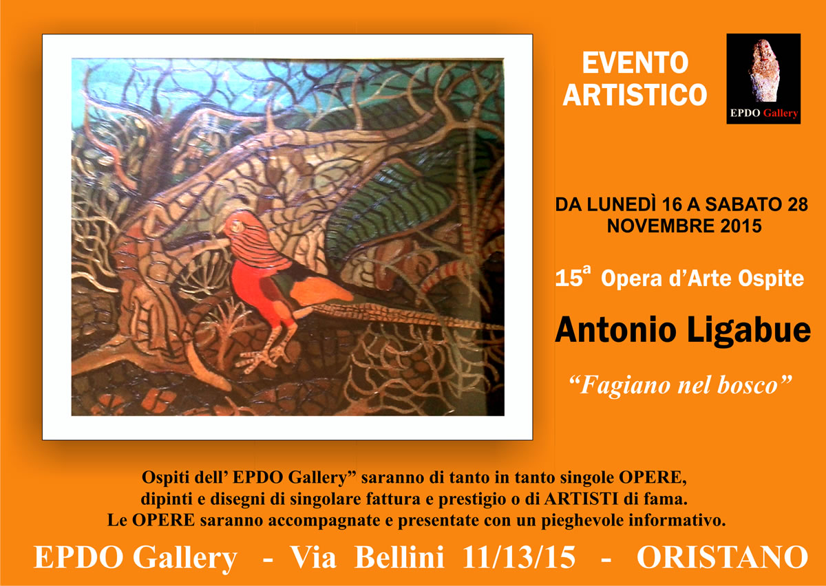 Dipinto di Antonio Ligabue - EPDO Gallery - Oristano